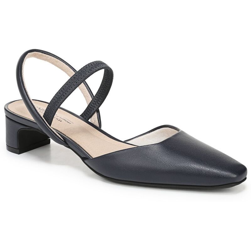 ライフストライド レディース シューズ パンプス LifeStride Lainey Womenslingback Pumps Lux Navy Smooth ネイビー