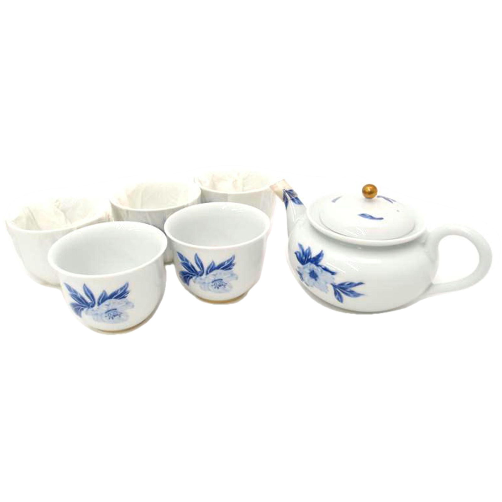 深川青磁 オリエンタルブルー 急須茶器揃 6点セット SAランク 69 8,449円