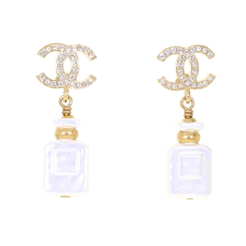 CHANEL 香水ボトル型ピアス A22 3 Aランク 24