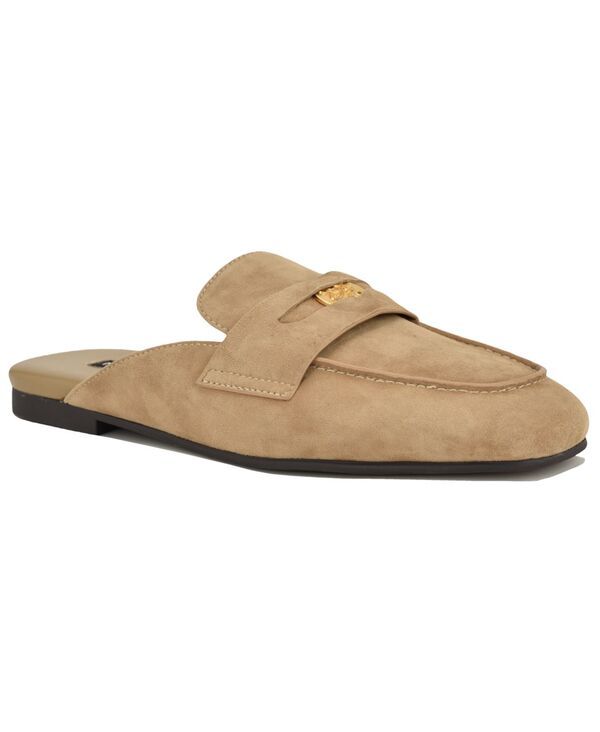 ナインウェスト レディース シューズ スリッポン・ローファー Nine West Womens Evans Penny Loafer Flat SlipOn Mules Taupe Suede トープ