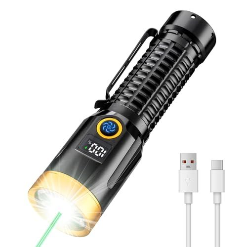 懐中電灯 LED 強力 8000ルーメン 超高輝度 Type-C充電式 機能/LCD残量表示 マグネット内蔵 7モード IP67防水 防塵 ハンディライト 防災 登山 夜釣り キャンプ 地震停電対策mt 23b61479