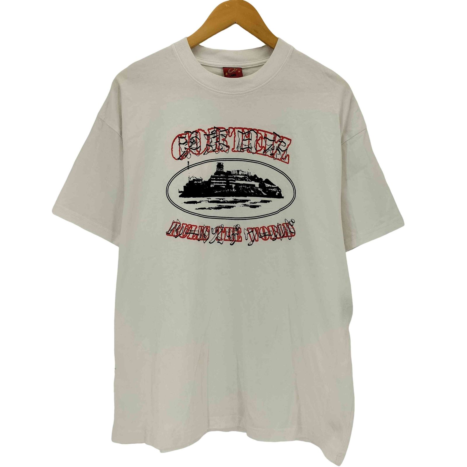 ユーズドフルギ USED古着 {{CORTEIZ}} TOKYO RULES THE WORLD Tシャツ メンズ JPN：L