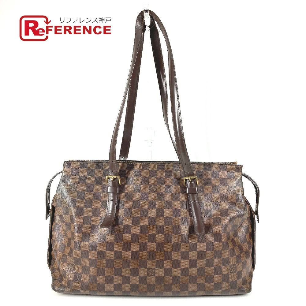 LOUIS VUITTON ルイヴィトン ショルダーバッグ チェルシー N51119 ダミエキャンバス エベヌ ブラウン