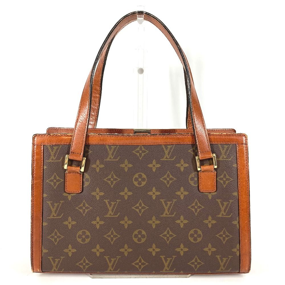 ルイヴィトン　ハンドバッグ　モノグラム　サック　バヴォレ　レザー　ブラウン LOUIS VUITTON ルイヴィトン ハンドバッグ サック バヴォレ