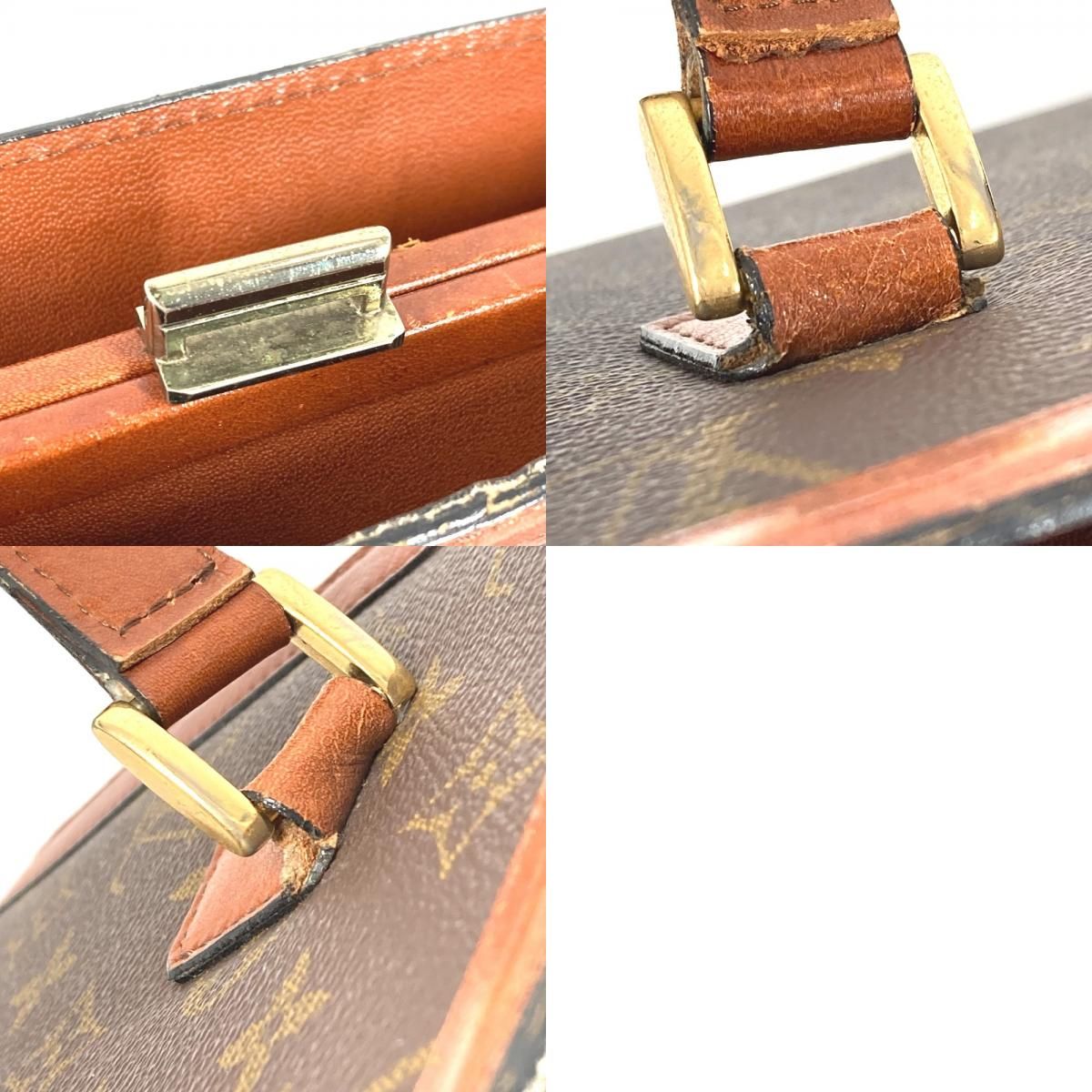 ルイヴィトン　ハンドバッグ　モノグラム　サック　バヴォレ　レザー　ブラウン LOUIS VUITTON ルイヴィトン ハンドバッグ サック バヴォレ