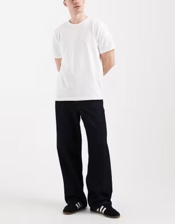 エイソス メンズ ボトムス デニムパンツ ジーンズ ASOS DESIGN baggy jeans indigo INDIGO インディゴ