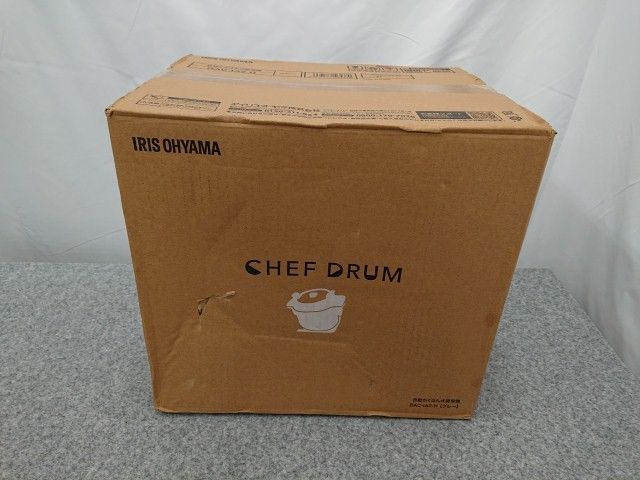 【未使用品】 アイリスオーヤマ 自動かくはん式調理機 DAC-IA2-H グレー CHEF DRUM 自動調理鍋 シェフドラム