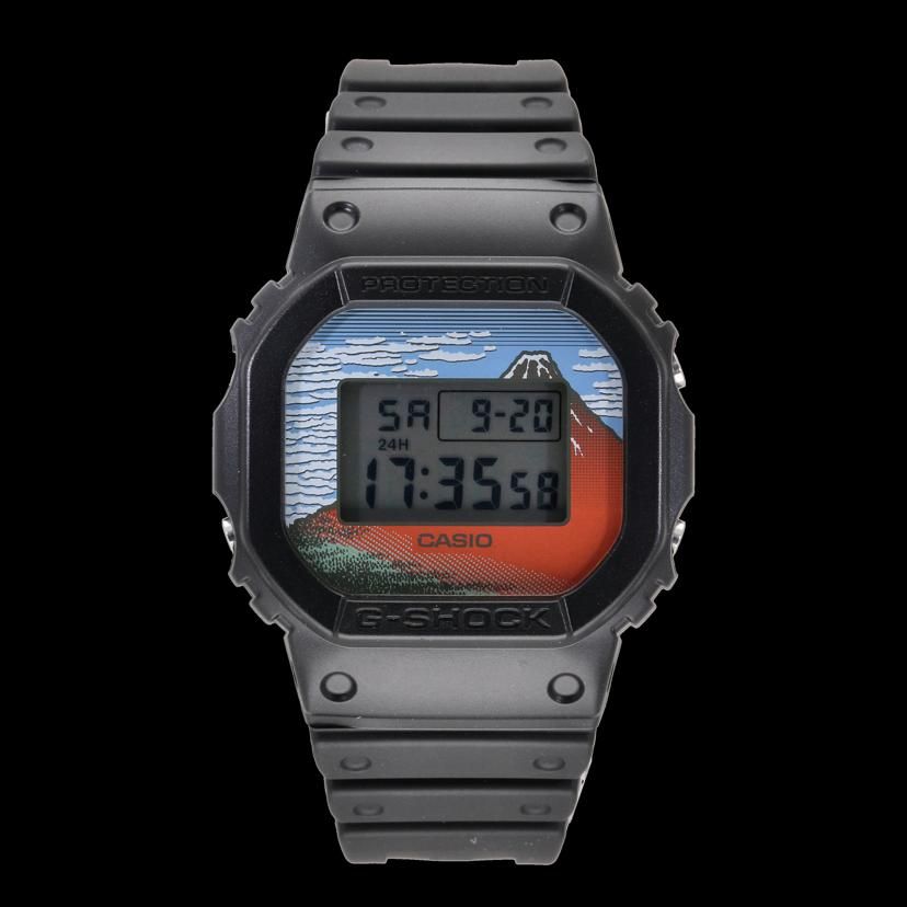 CASIO G－SHOCK/葛飾北斎モデル/凱風快晴 DW-5600KHG24-1JR SAランク