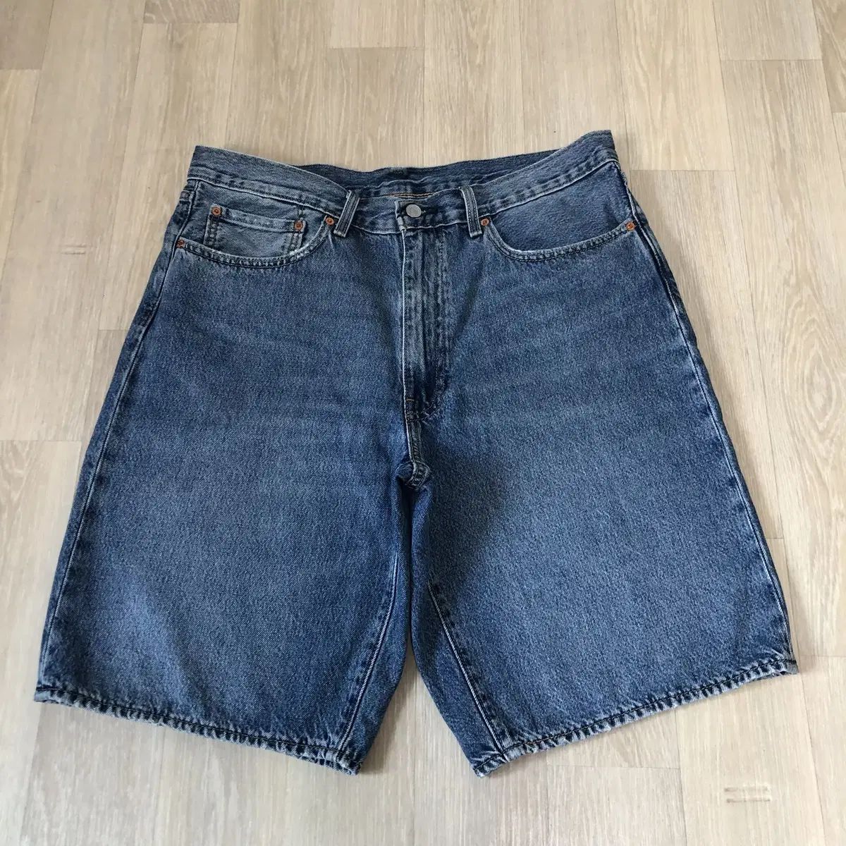 36) リーバイス Levi's 478 ウォッシュド ブルー バギー ショーツ ハーフパンツ
