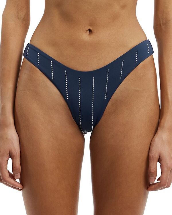 シグニフィキャント・アザー レディース 水着 ボトムスのみ Significant Other Aleia Embellished Brief Bikini Bottom Slate スレート