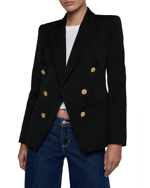 ラジャンス レディース アウター ジャケット・ブルゾン ブレザー LAGENCE Kyomi Double Breasted Blazer Midnight