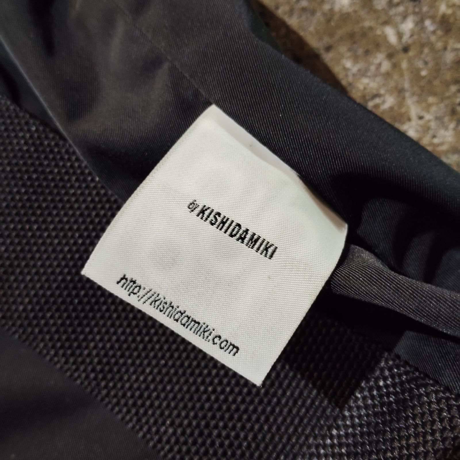 KISHIDAMIKI dig log 2way bag キシダミキ oversized オーバーサイズ 
