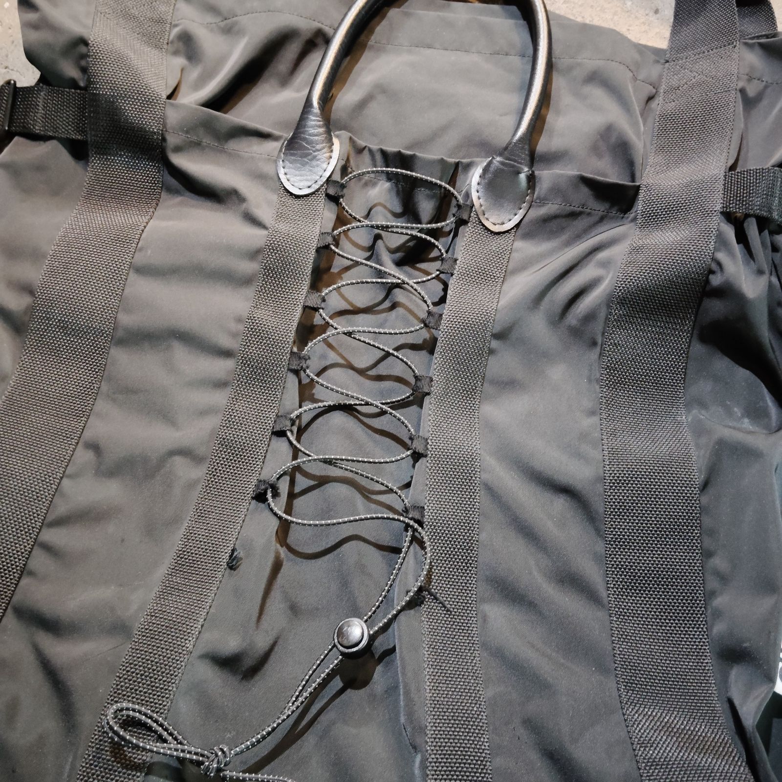 KISHIDAMIKI dig log 2way bag キシダミキ oversized オーバーサイズ 