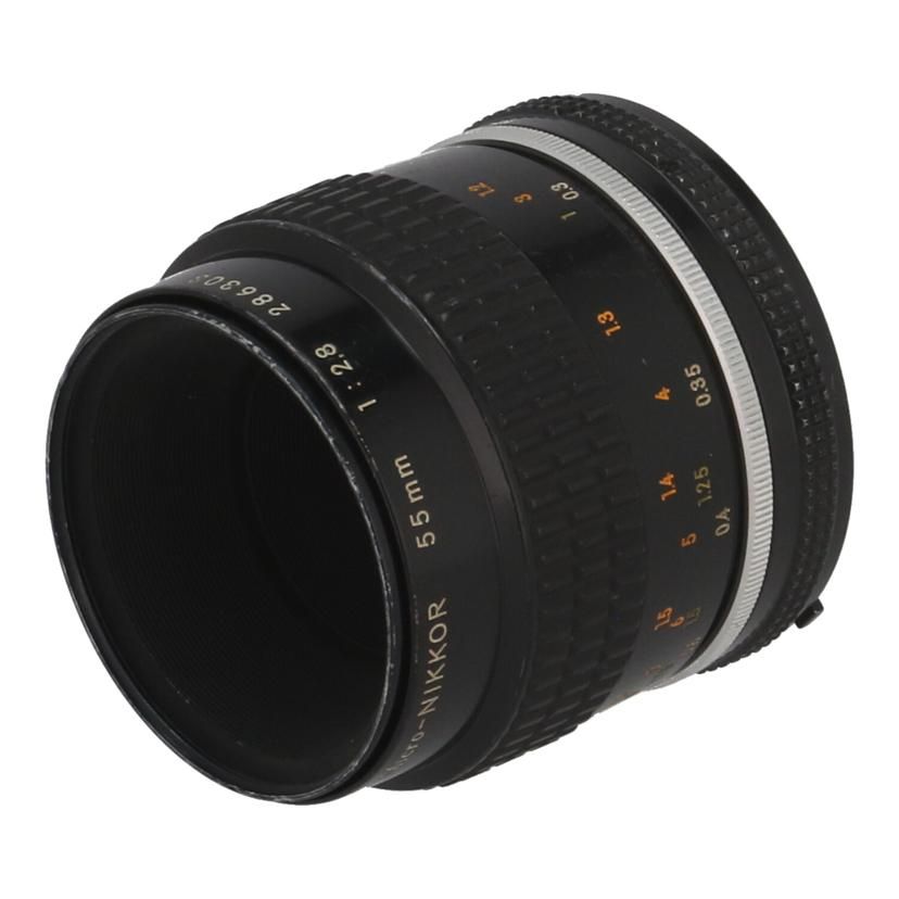 Nikon 交換レンズ/マイクロ55mm AI Micro 55mm f2.8S Cランク 62