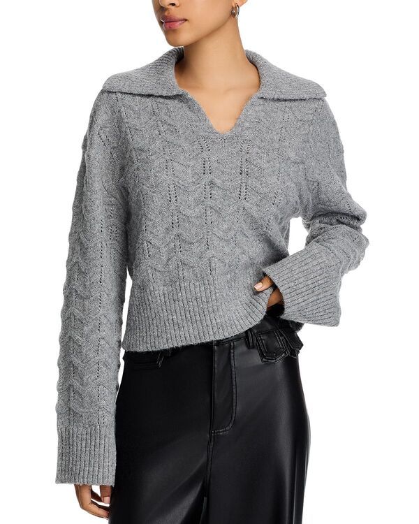 スティーブ マデン レディース アウター ニット・セーター STEVE MADDEN Esther Sweater Gray Heather グレー
