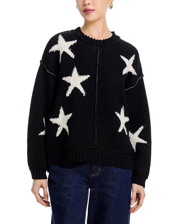 ヴィンテージハバナ レディース アウター ニット・セーター Vintage Havana Knit Star Sweater Black ブラック