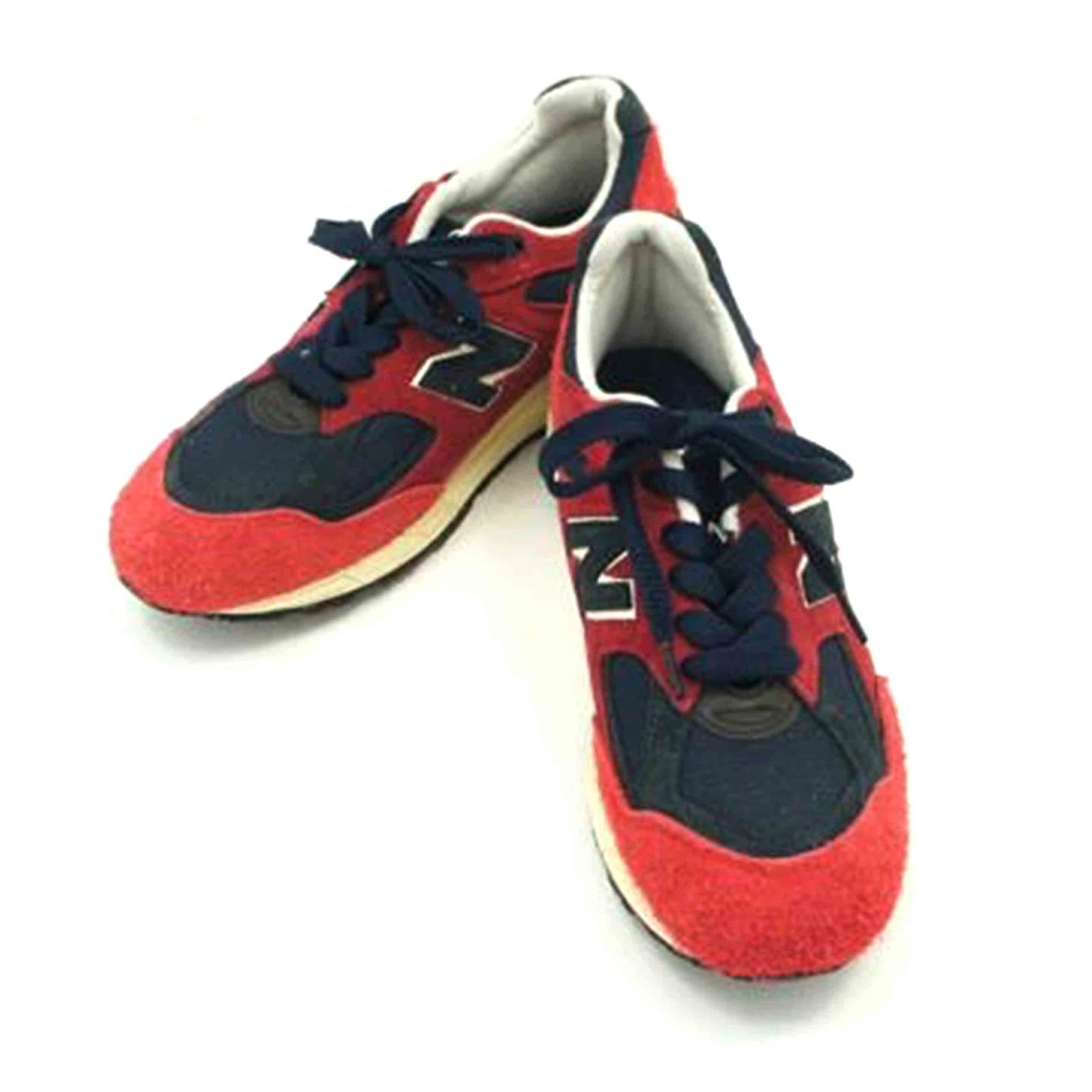 new balance 990V2/レッド M990AD2 Aランク 75 - メルカリ