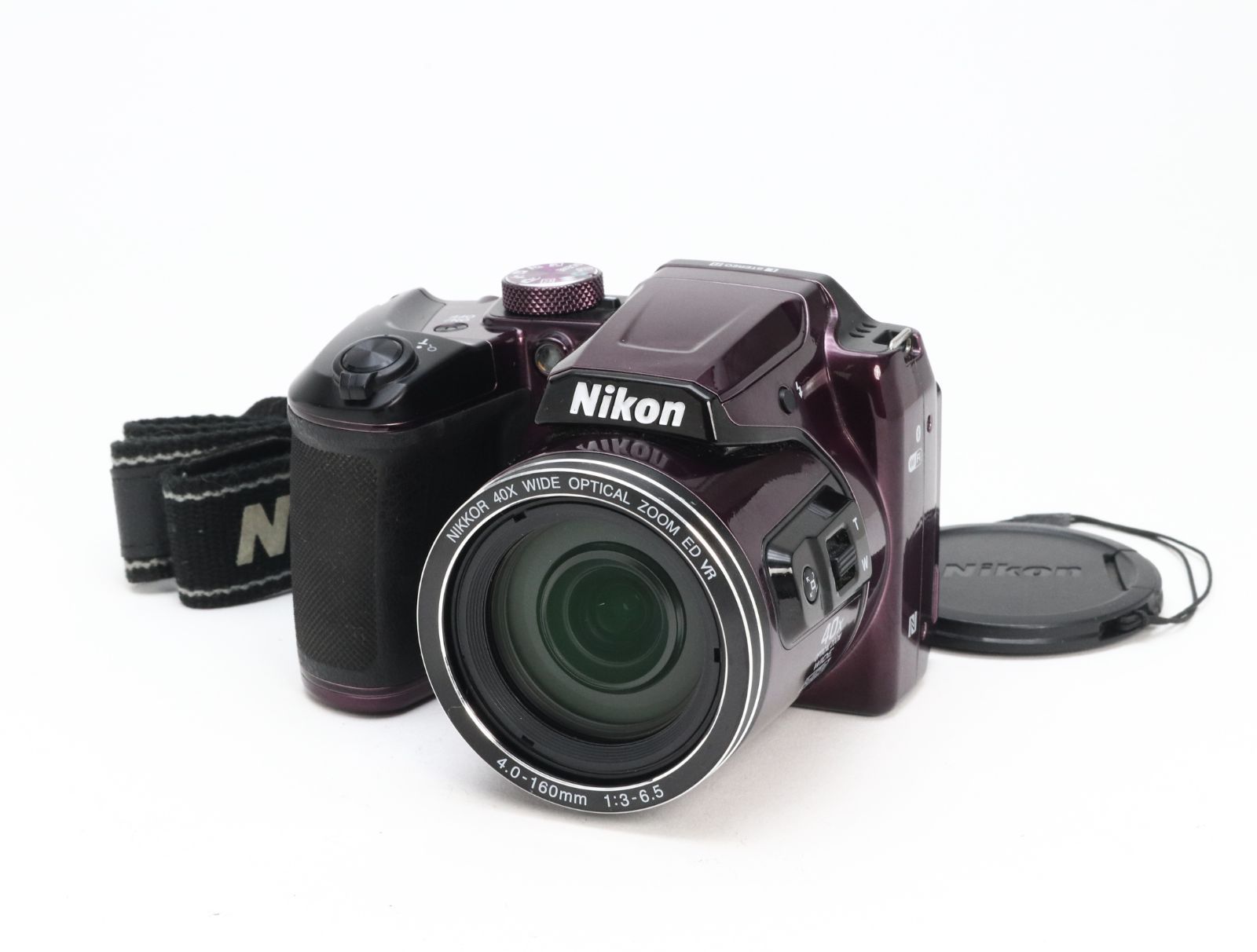AB- (良品) Nikon ニコン COOLPIX B500 プラム 初期不良返品対応 66-58