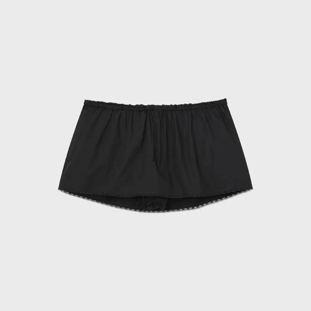新品) グロウニー ミニ スカート lace up mini skirt
