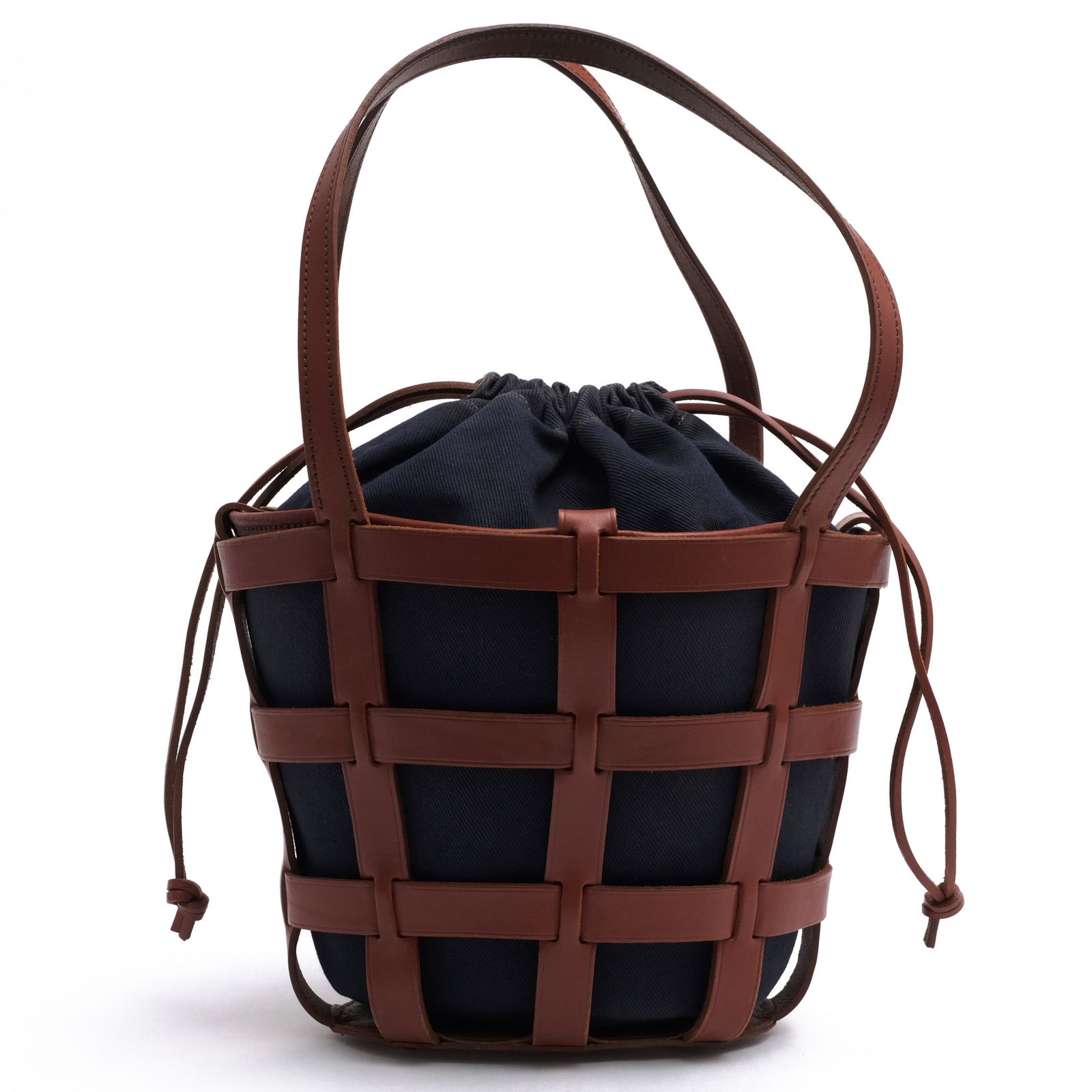 JUST CAMPAGNE ジュストカンパーニュ　レザー　カゴバッグ　大きめ ジャストカンパーニュ／Just Campagne バッグ ハンドバッグ 鞄 トート