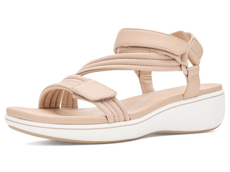 クラークス レディース シューズ サンダル Clarks Breezerae Sun Sand Textile サンド