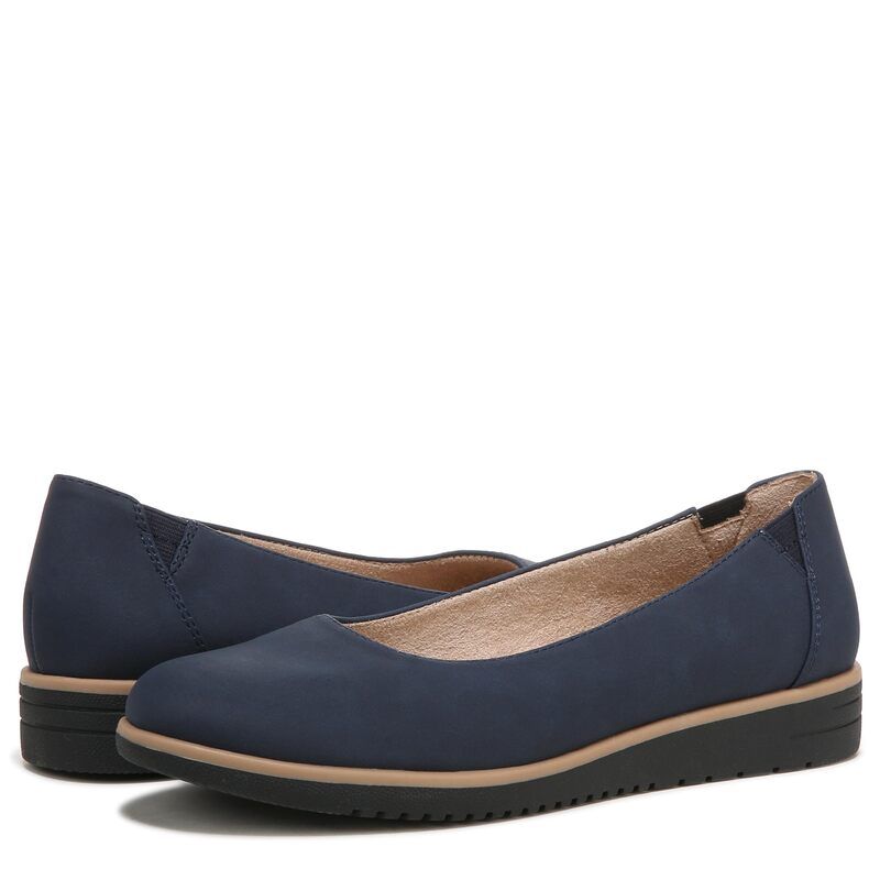 ナチュライザー レディース シューズ サンダル SOUL Naturalizer IdeaBallet Navy Nubuck Syn ネイビー
