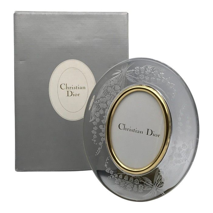 Christian Dior フォトフレーム ガラス製 Christian Dior クリスチャンディオール フォトフレーム ガラス 写真