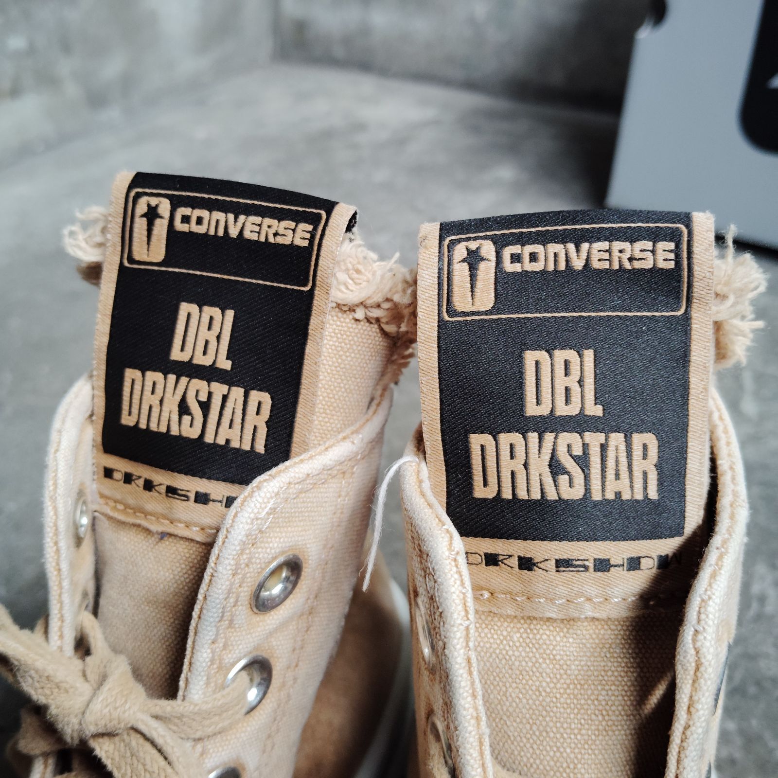 CONVERSE × Rick Owens DRKSHDW DBL DRKSTAR BLONDE 25.5cm コンバース リックオウエンスダークシャドウ A06756C