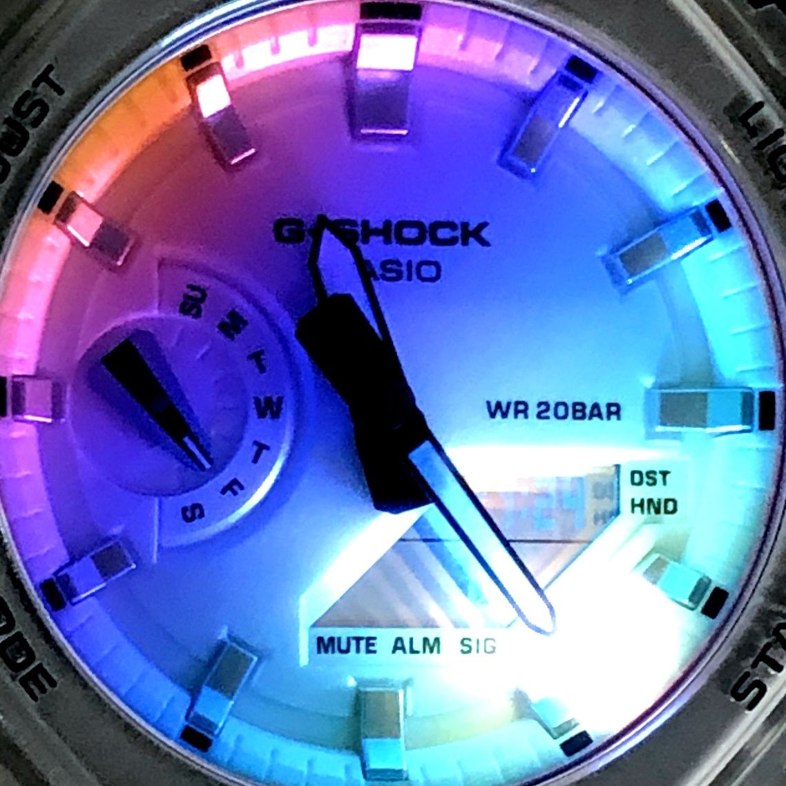 G-SHOCK ジーショック GA-2100SRS-7A Iridescent Color カシオーク