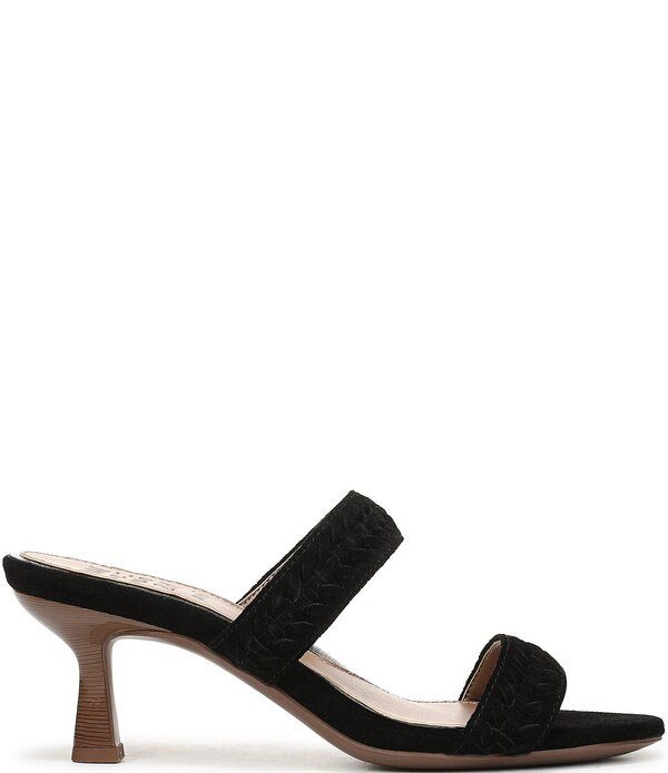ナチュライザー レディース シューズ サンダル スエード Naturalizer Terra Suede Braidedetailing Slip On Dressandals Black ブラック