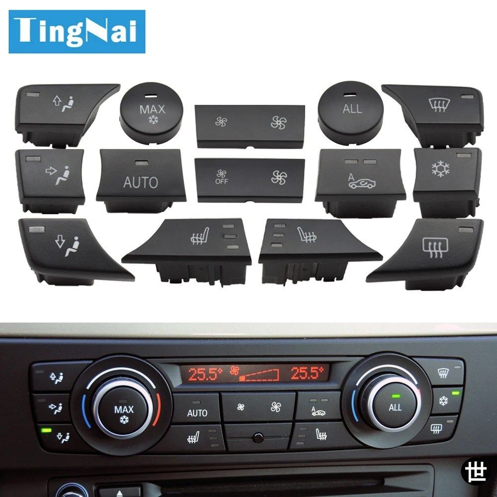 BMW 1 3 X3 E81 E82 E87 E88 E90 E91 E92 E93 E84 F25 用 ダッシュボード エアコン AC ボタン ロータリー ノブ キャップ リペアキット