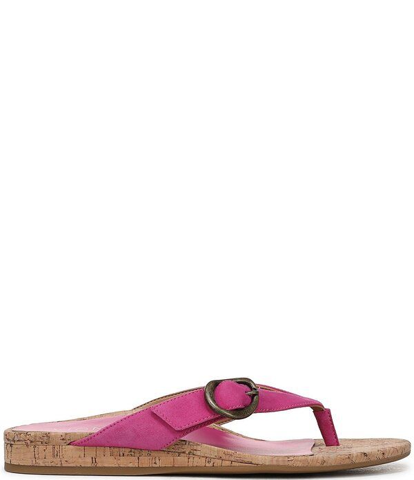 バイオニック レディース シューズ サンダル ミニ スエード Vionic Grove Suede Mini Wedge Thong Sandals Rose Violet バイオレット