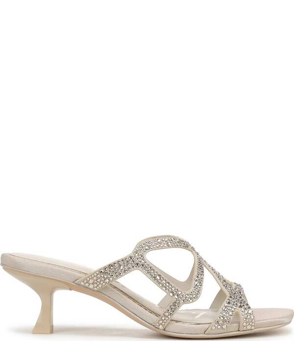 サムエデルマン レディース シューズ サンダル サテン Circus NY by Sam Edelman Justine Rhinestone Satin Strappy Dresslide Sand