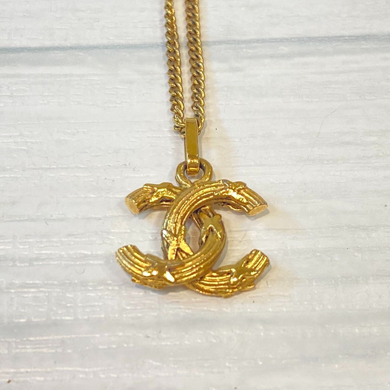 塩】シャネル CHANEL ココマーク ネックレス CCマーク ネックレス GP