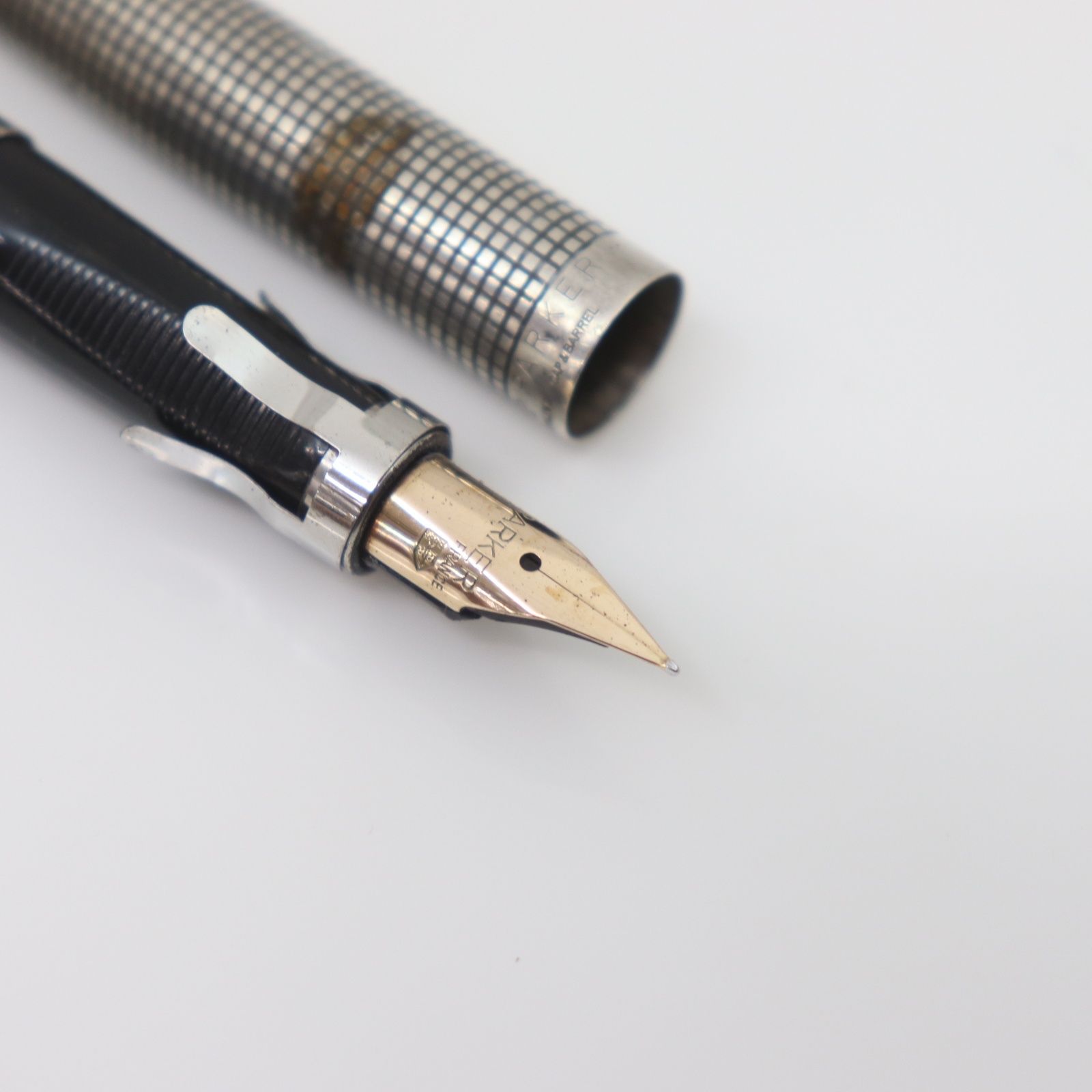 Parker 万年筆 585 k14 スターリング　シルバー ITZYAVLNWRKI PAKER パーカー 万年筆 ペン先 K14 585 スターリング