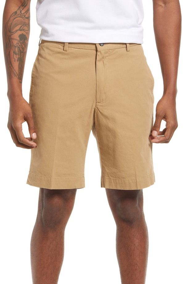 ベール メンズ ボトムス ハーフパンツ・ショーツ ショートパンツ Berle Charleston Poplin Shorts Tan タン