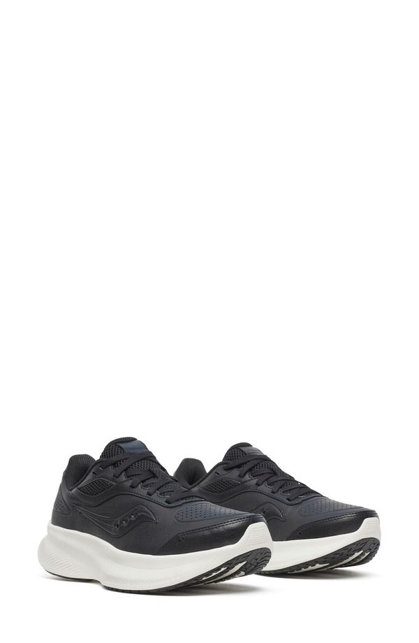 サッカニー レディース シューズ スニーカー Saucony Integrity Metro Walking Sneaker Black ブラック