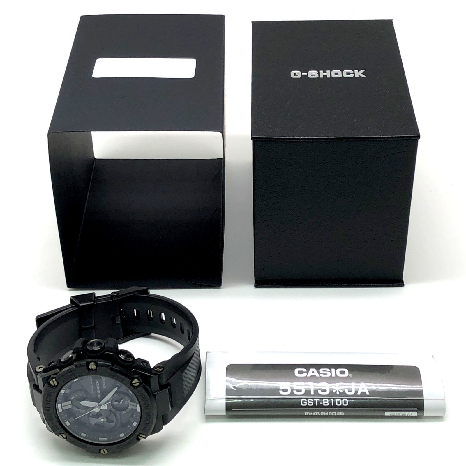 G-SHOCK ジーショック GST-B100X-1A G-STEEL カーボンベゼル タフ