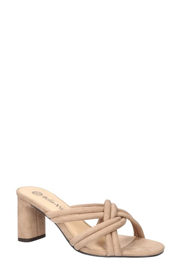 ベラヴィータ レディース シューズ ヒール サンダル Bella Vita Carmen Slide Sandalmond Suede