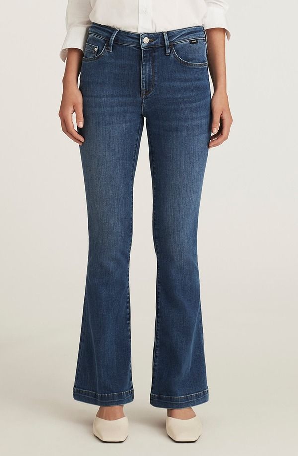マーヴィ ジーンズ レディース ボトムス デニムパンツ Mavi Jeansydney Mid Rise Flare Jeans Mid Supersoft