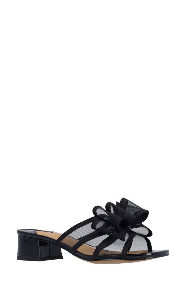 ジェイレニー レディース シューズ ヒール サンダル J Rene Finola Block Heel Sandal Multiple Widths Available Black ブラック