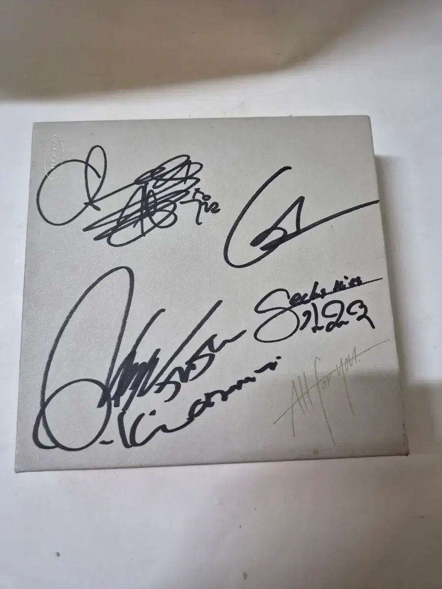 SECHSKIES(ジェクスキス・ジェッキ) All4U 全メンバー サイン cd です きれいに