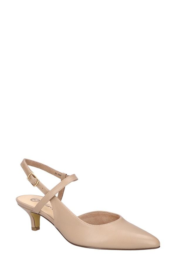 ベラヴィータ レディース シューズ ヒール Bella Vita Kayce Pointed Toe Pump Nude Leather