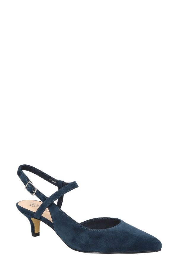 ベラヴィータ レディース シューズ ヒール Bella Vita Kayce Pointed Toe Pump Navy Kidsuede ネイビー