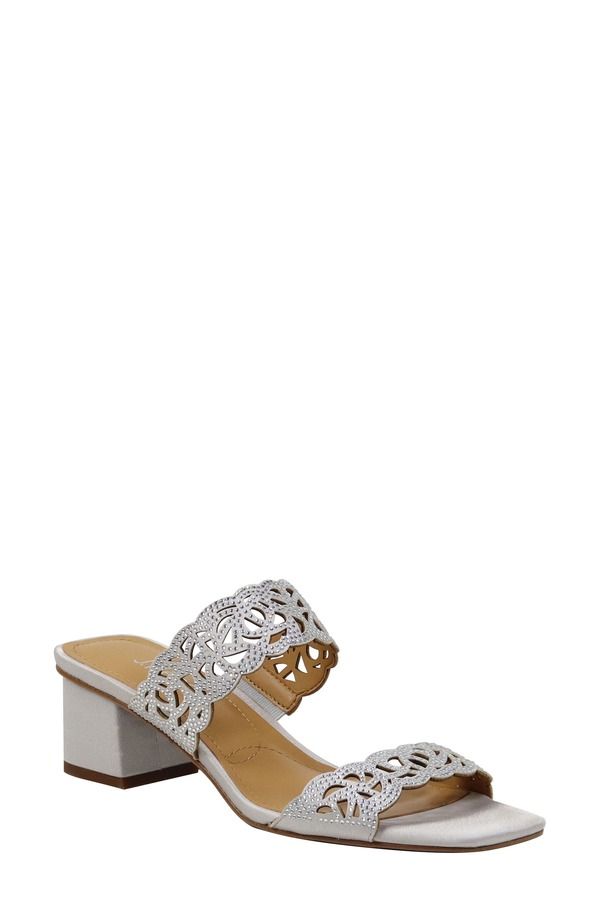 ジェイレニー レディース シューズ ヒール サンダル J Rene Keetana Sandal Silver シルバー