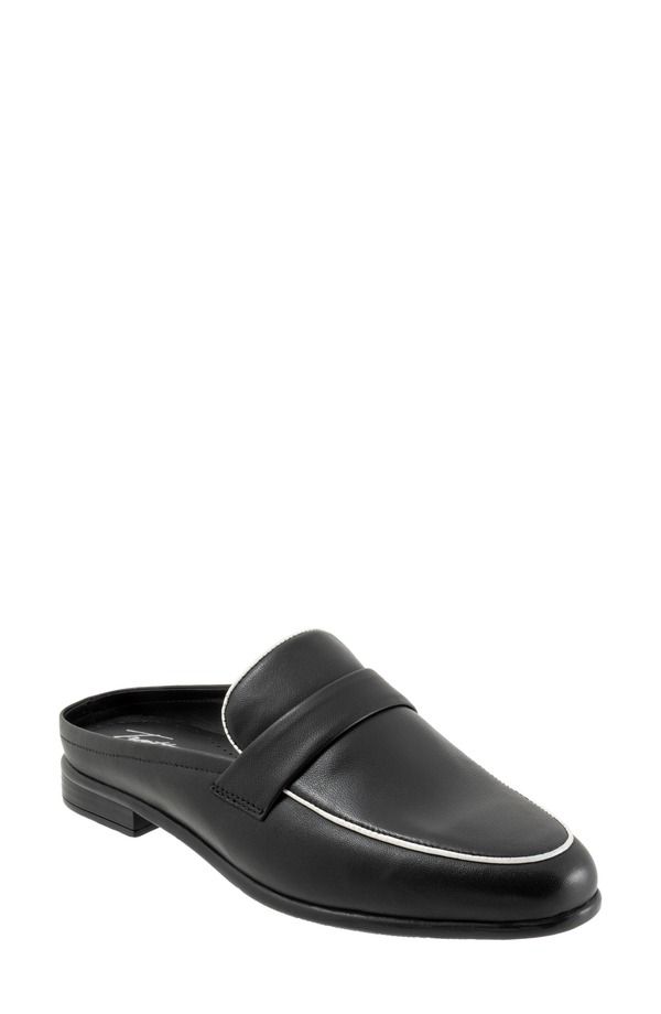 トロッターズ レディース シューズ サンダル ローファー Trotters Lola Loafer Mule Black ブラック