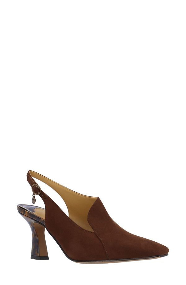 ジェイレニー レディース シューズ ヒール J Rene Prissy Slingback Pump Chocolate チョコレート