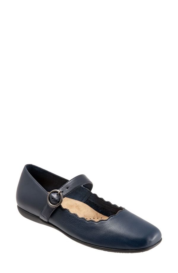 トロッターズ レディース シューズ パンプス Trottersugar Mary Jane Flat Navy ネイビー