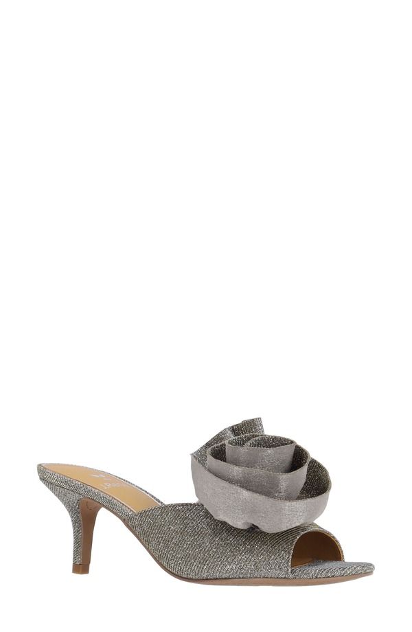 ジェイレニー レディース シューズ ヒール サンダル J Rene Briston Slide Sandal Pewter ピューター