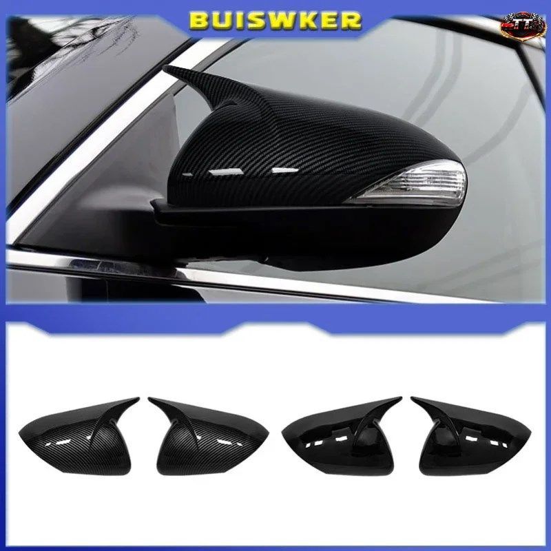 2個入り 車用外部ミラーカバーキャップシェルハウジングウィングミラーリッド マツダ3 アクセラ BL 2.0 2009 - 13